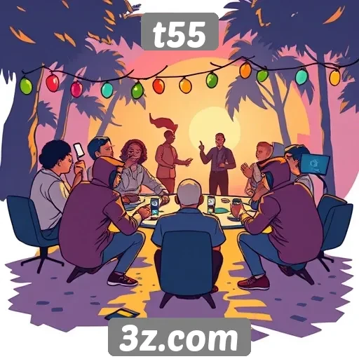 explorando a comunidade do site t55